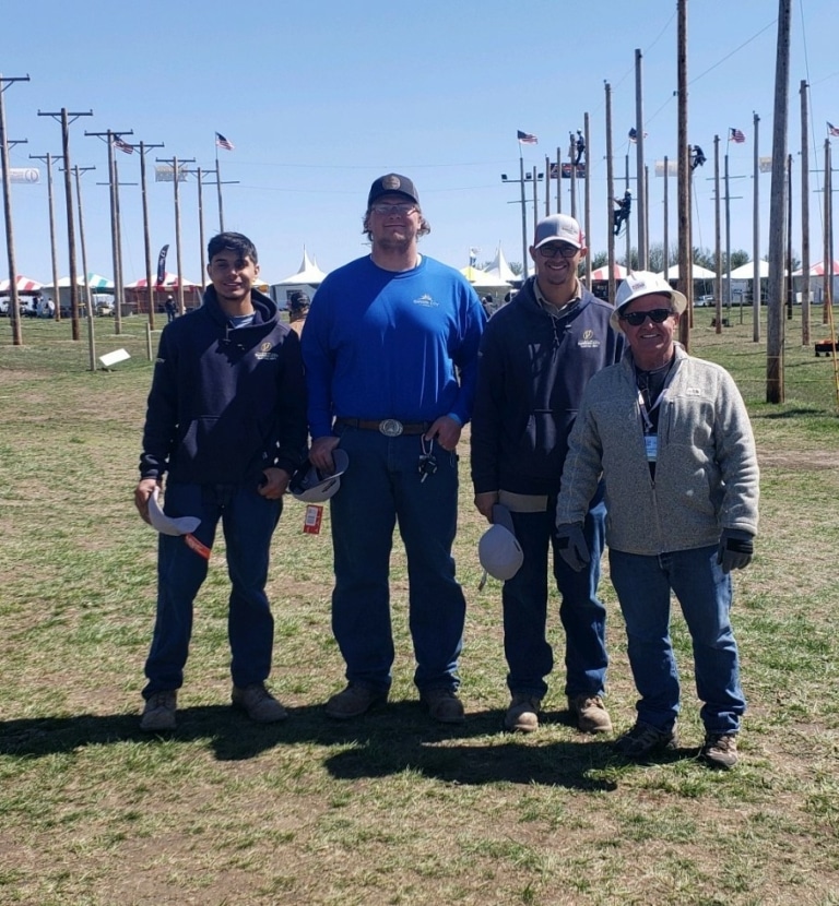 KMEA staff volunteers at APPA Lineworkers Rodeo KMEA